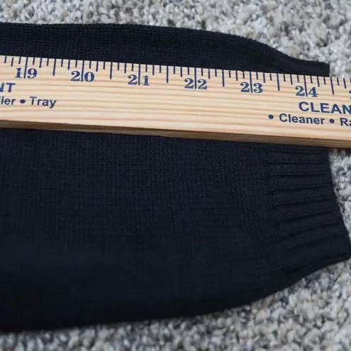 Karen Scott  Womens XL Black Red Colorblock Birdseye Turtleneck Sweater NWT - Image 6