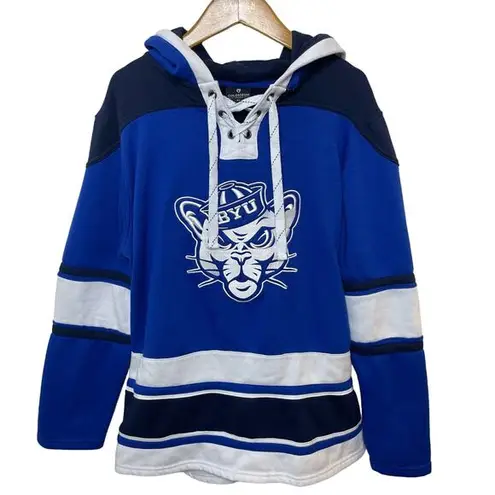 Colosseum  BYU Women’s Hockey Jersey Style Thick Sweatshirt Hoodie Long Sleeve XL