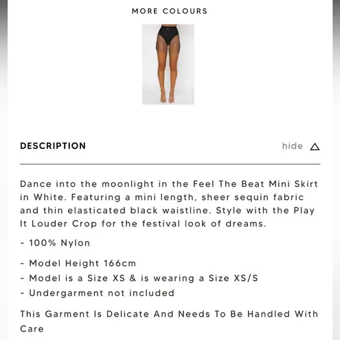 White Fox Boutique Feel the Beat Mini Skirt White