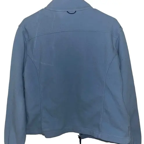 LL bean fleece full zip jacket Blue Size L