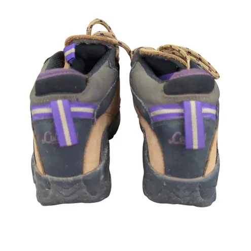 Coleman Zanie Womens Hiking Boots Gorpcore Work Size 8 Leather Brown Lace Up