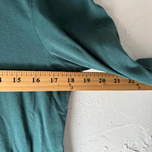 Pure Jill J. Jill Size Small Pima Cotton Modal Green Dipped Hem Swing Dress