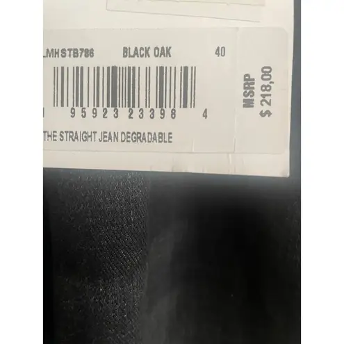 Frame 's Black Oak Straight Jean Mid rise Straight fit, A48