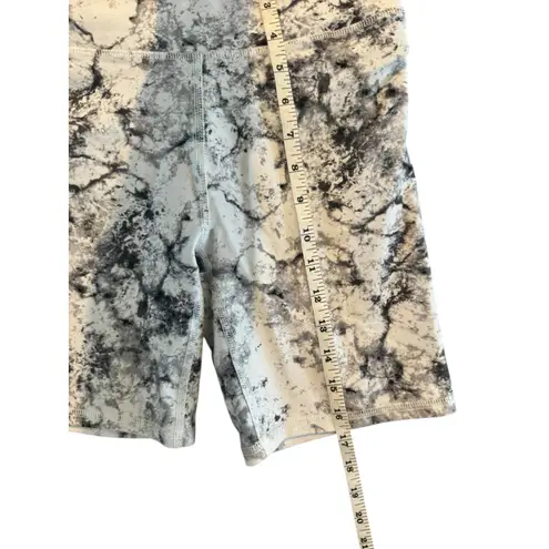 Balance Collection Marble Print Biker Shorts Small Women’s High Rise Activewear