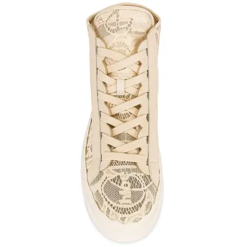 Chloé 🆕 Chloe | Lauren Lace Sneaker Hightop Cream 35 New