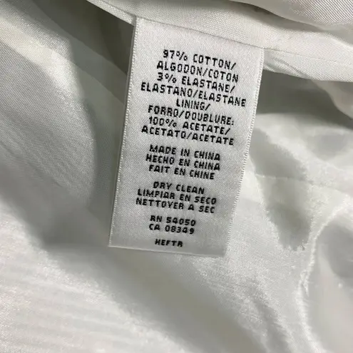 Nine West  Suit Separates Pinstripe Blazer Cape‎ Town Black and White SZ 2