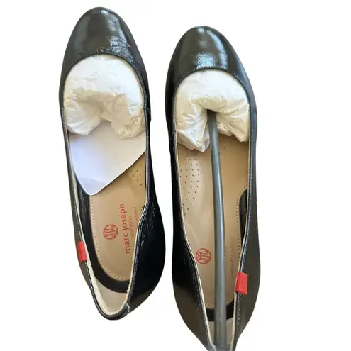 MARC JOSEPH NEW YORK Crosby Flat Size 8 Women’s Black Patent