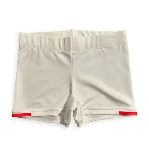 Adidas x Stella McCartney Barricade | S | White Red Stripe Tennis Shorts AK9001