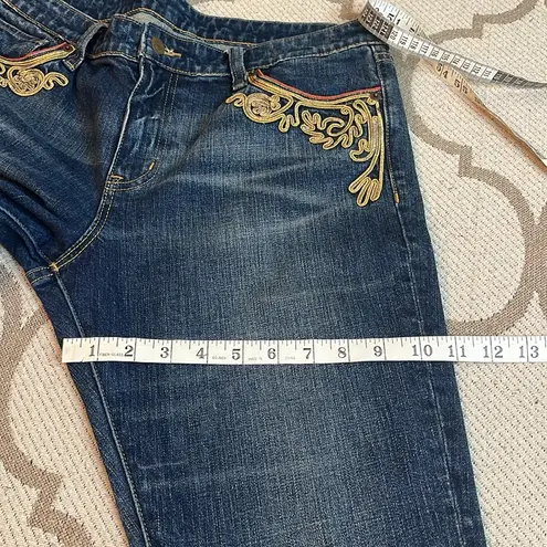 Denim & Supply Ralph Lauren Ralph Lauren Denim & Supply Skinny Gold Embroidered Distressed Jeans