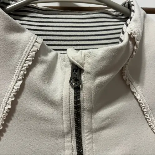 Lululemon  White Zip Up Jacket