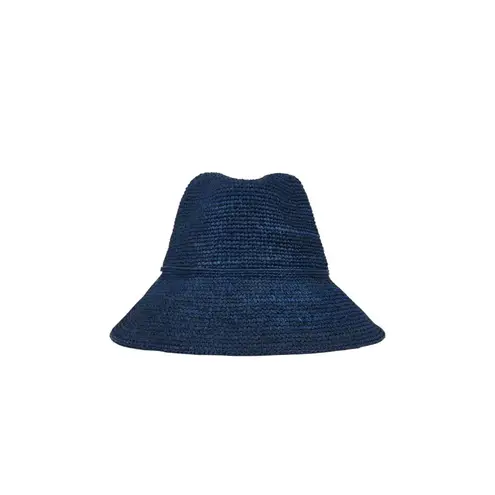 florabella Dylan Bucket Hat in Mdinight Navy One Size New Womens Bucket Sun Blue