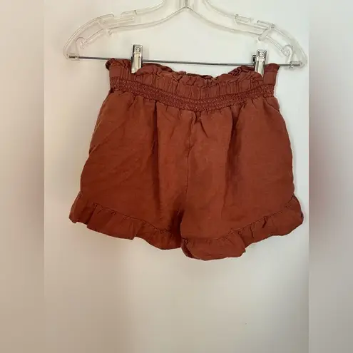 Aerie  paper bag waist shorts size XS