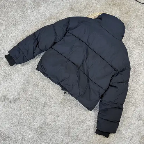 ZARA  Women’s ComfortTemp Thermal Insulation Puffer Jacket Crop in Black L - Image 8