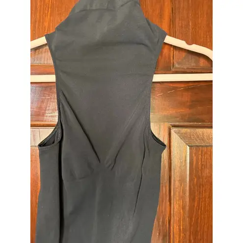 SKIMS XL Mock Neck Black Bodysuit
