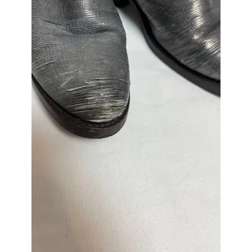 Frye  Demi Zip Bootie in Pewter Sz. 7