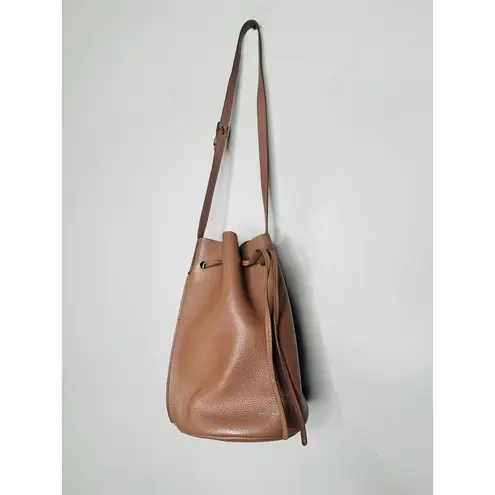 MANSUR GAVRIEL Hazelnut Brown Tan Cowhide Leather Soft Mini Bucket Bag