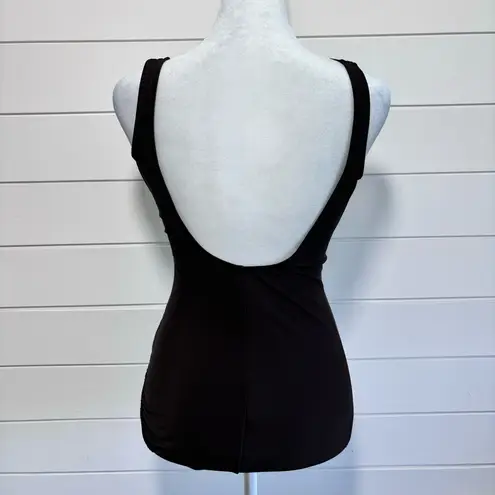 MiracleSuit  Sanibel One Piece Swimsuit Dark‎ Brown Style  0212RA Size 10