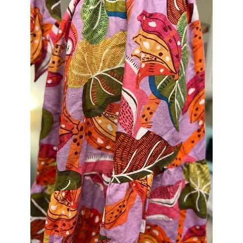 House of Harlow  1960 NWT Linen Toucan Tropical Dress Size Medium thumbnail 4