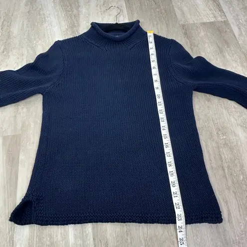 Quaker Marine Supply Co Women's Fisherman's Sweater in Navy Size XS Blue