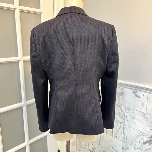 BOSS Jukani Check Wool Suit Blazer Jacket Professional Size 10 Black