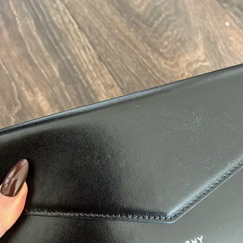 Givenchy  Black Flap Clutch