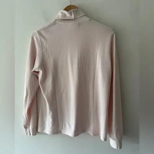 L.L. Bean Light Pink Turtleneck Long Sleeve