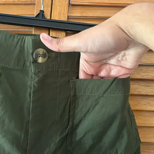 Maeve By Anthropologie The Colette Green Wide Leg Linen Pants Sz 25