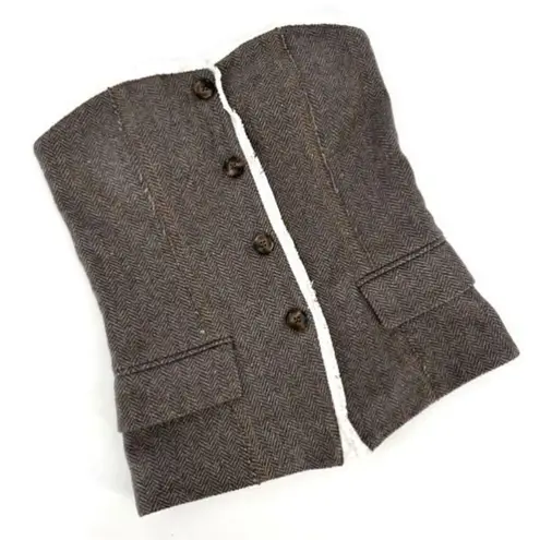 Thirteen C Womens Chevron Button