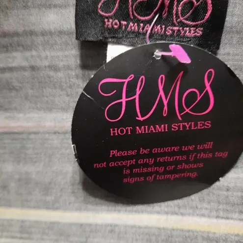 Hot Miami Styles Cropped Top Large NWT