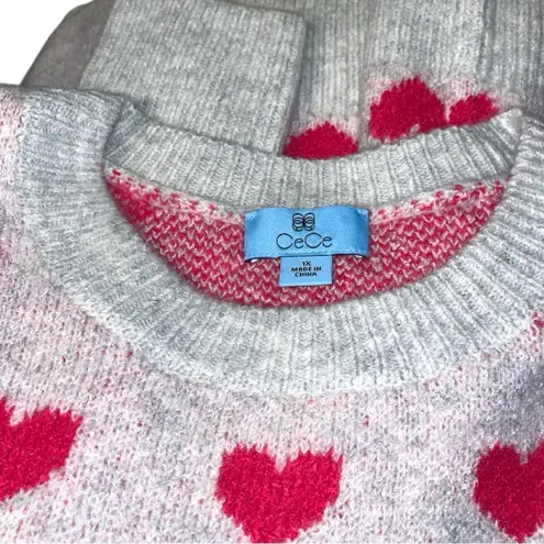 CeCe All Over Heart Sweater