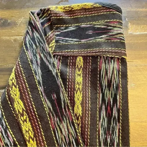 Rubbish Embroidered Tribal Bolero Jacket Open Front Blazer Boho Small