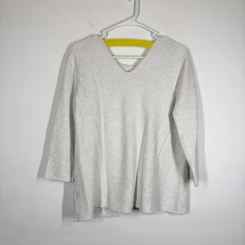 Lisa Todd Gray Front Pocket Sweater Size Medium