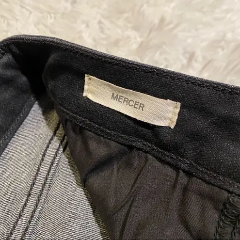 Lafayette 148 New York Mercer Italian Denim Skinny Jeans in Black Size 25