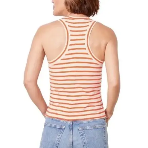 LNA Walker Chili Stripe Racerback Tank Knit Stretch Shirt NWT Women's XL