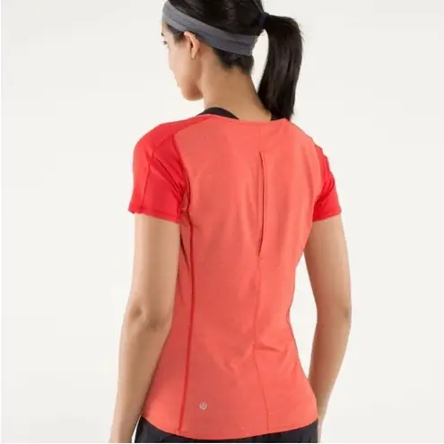 Lululemon  Run: Fast Track Short Sleeve Top Love Red Size 12