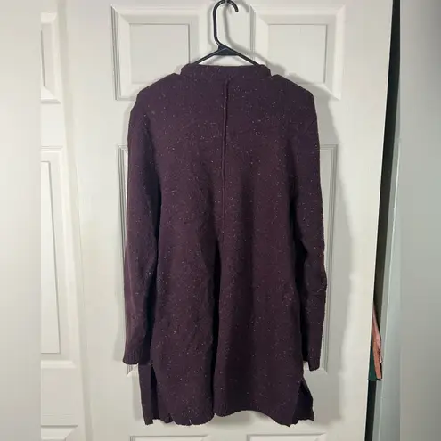 Love Ellie Women's Speckled Deep Purple Cardigan Size XXL