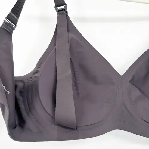 Avidlove Womens Seamless Wireless Maternity Breastfeeding Nursing Bra Size M Purple Size M