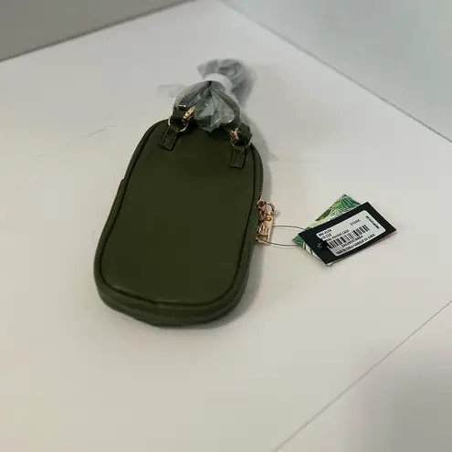 Badgley Mischka Quilted Crossbody Phone Bag - Olive Green, NWT