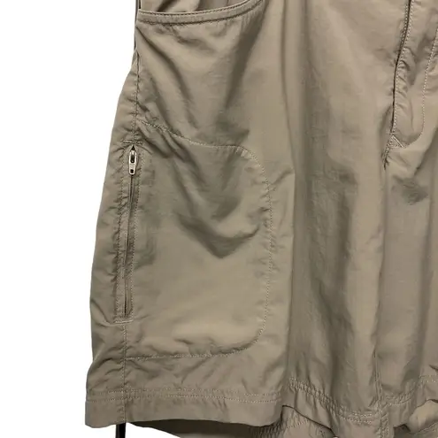 Mountain Hardwear Women's Bermuda Shorts Size 14 Tan Brown Nylon Outdoor Hiking