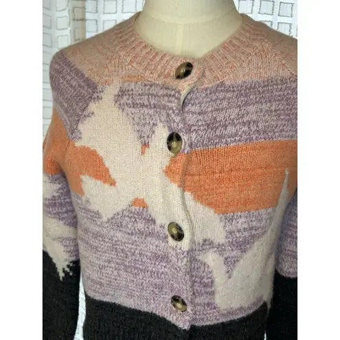 Maeve Anthropology Birdie Cardigan Sweater Size XS Wool Polyamide Viscose