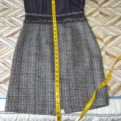 Rebecca Taylor Rebecca‎ Taylor 2 Pc Purple Tweed Dress Jacket A Line Silk Classic Retro Office