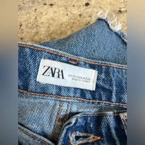 ZARA  blue denim shorts