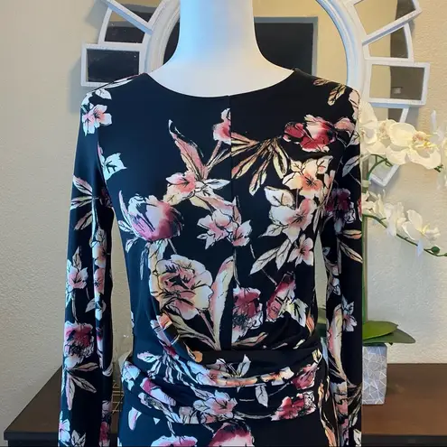 Rachel Roy RACHEL Stella Floral Midi Dress XS