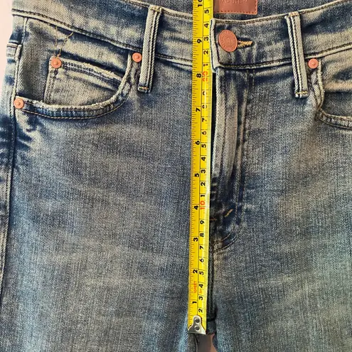 Mother Denim The Rascal Ankle Fray Jeans Bonfire Lightning Women's size 25 Blue