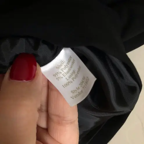 Caslon Black Lined Skirt