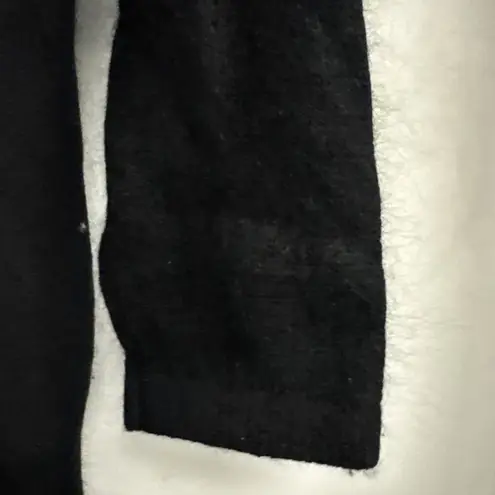 Vintage DIVIDENDS Women’s Sz S Festive Bow Sweater Beaded Sequin Silk Angora Black