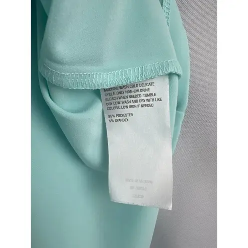 IMAN Womens Sleeveless Mint Tank Top S Polyester/Spandex Stretchy Green