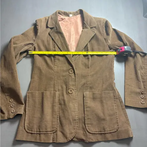 Space Legs Vintage 70s Corduroy Blazer Jacket Brown Women’s 11