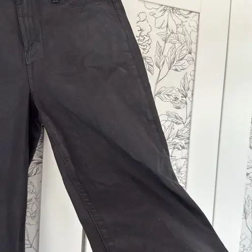 L'Agence L’agence Kendra high rise coated jeans raw hem