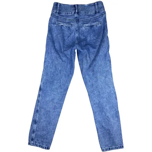 Sézane Sezane Sam Sama High Waist Pleated Tapered Denim Trouser Jeans Size 34 / US 2